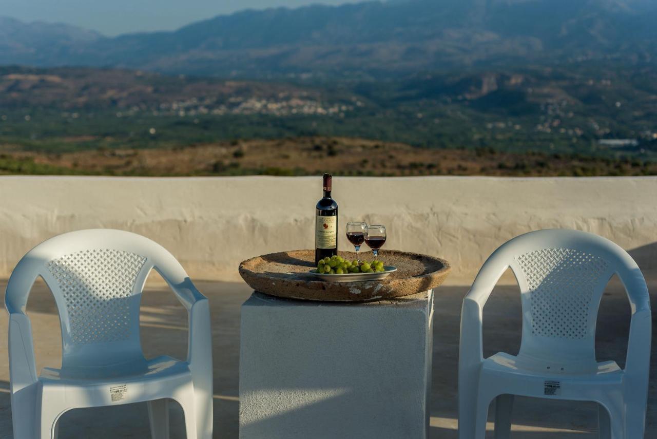 Bella-Maria At Aptera With Mountain And Sea View !! ハニア エクステリア 写真