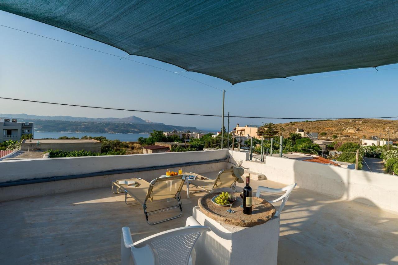 Bella-Maria At Aptera With Mountain And Sea View !! ハニア エクステリア 写真